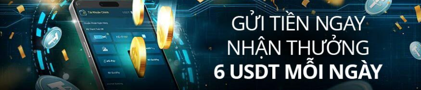 Khuyến Mãi W88 - Có Cơ Hội Nhận Ưu Đãi Mỗi Ngày 2 Ưu đãi nạp tiền W88 qua USDT